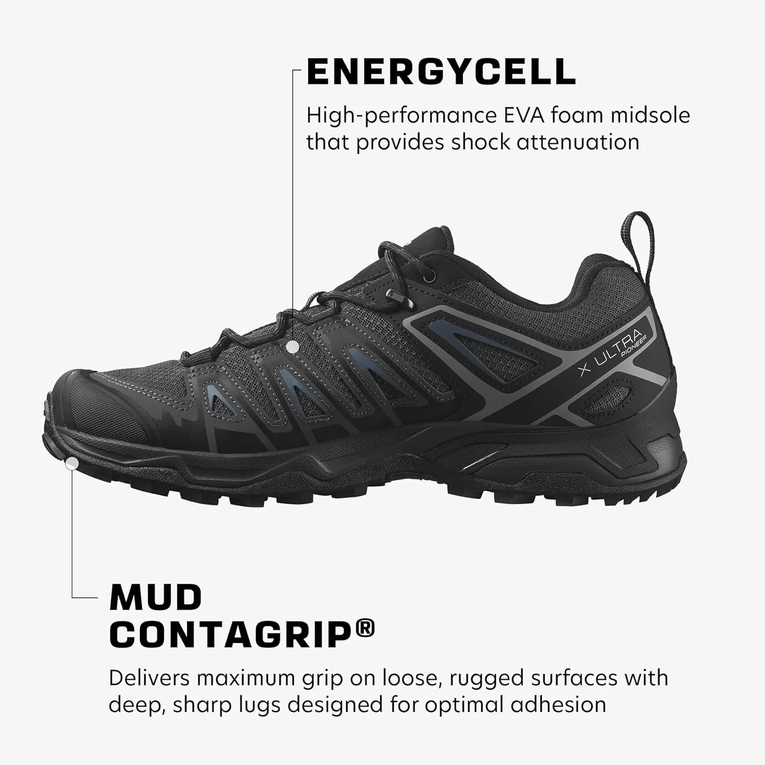 Salomon Men's X Ultra Pioneer Aero Hiking Shoe