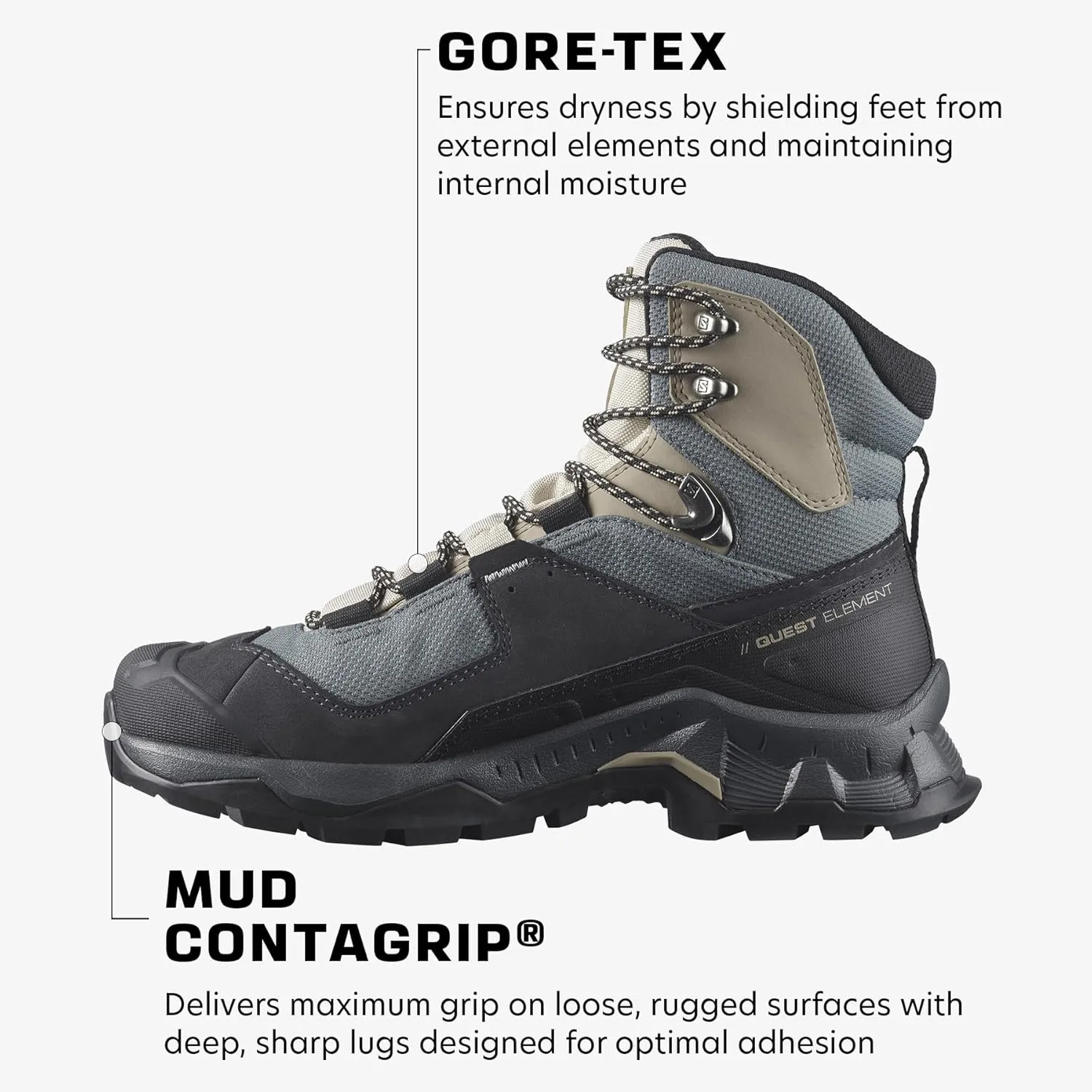 Salomon Women's Quest Element Gore-tex Hiking Boots