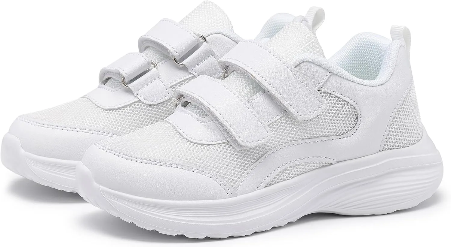 Santiro Boys Tennis Shoes Girls Sneakers Lightweight Soft Mesh Kids Running Shoes
