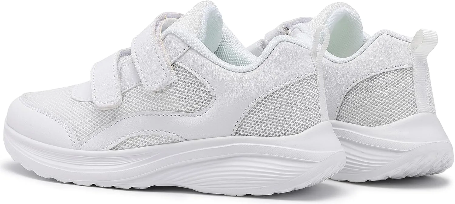 Santiro Boys Tennis Shoes Girls Sneakers Lightweight Soft Mesh Kids Running Shoes
