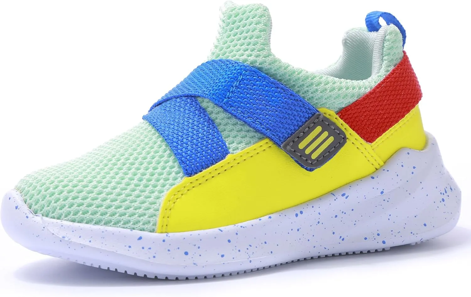 SKYWHEEL Toddler Boys Girls Tennis Shoes Kids Slip On Barefoot Shoes Wide Casual Walking Running Sneakers for Little Kids