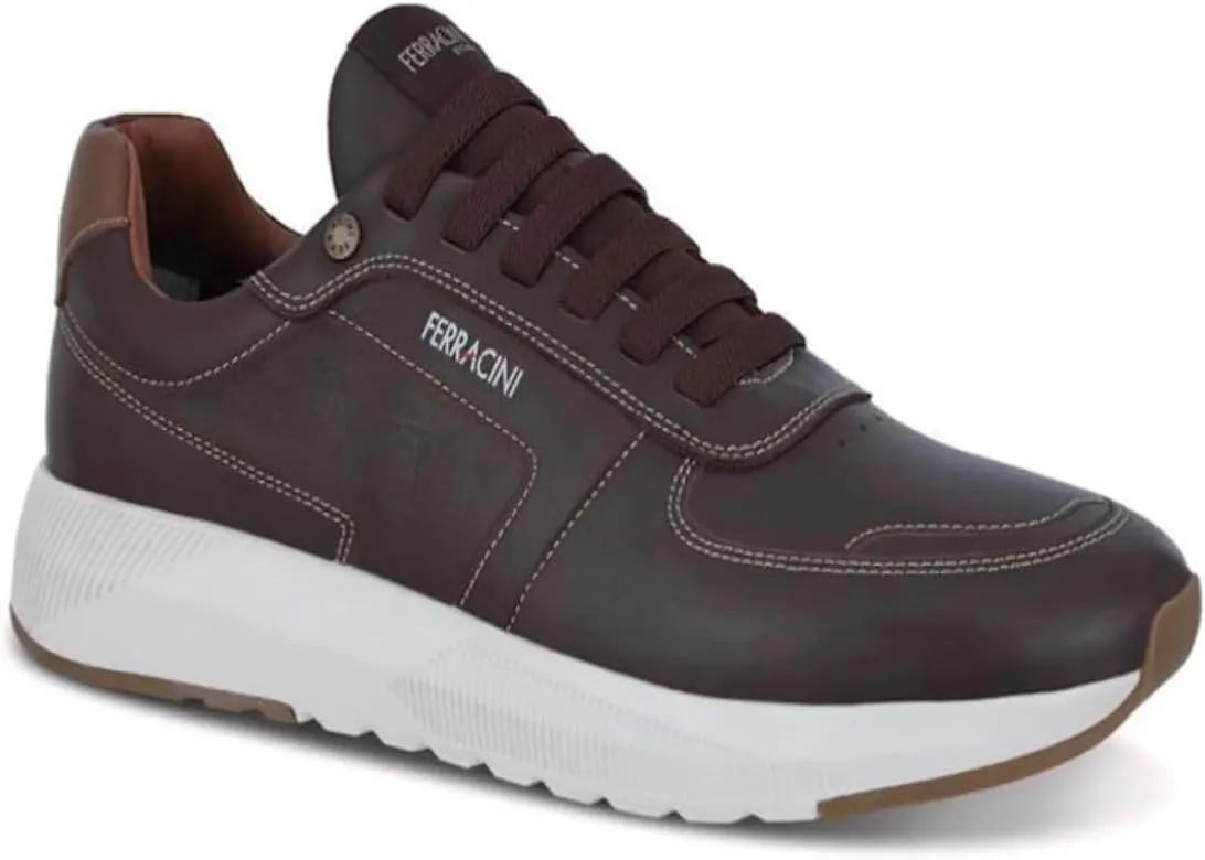 Slip Men's Leather Sneakers 8621