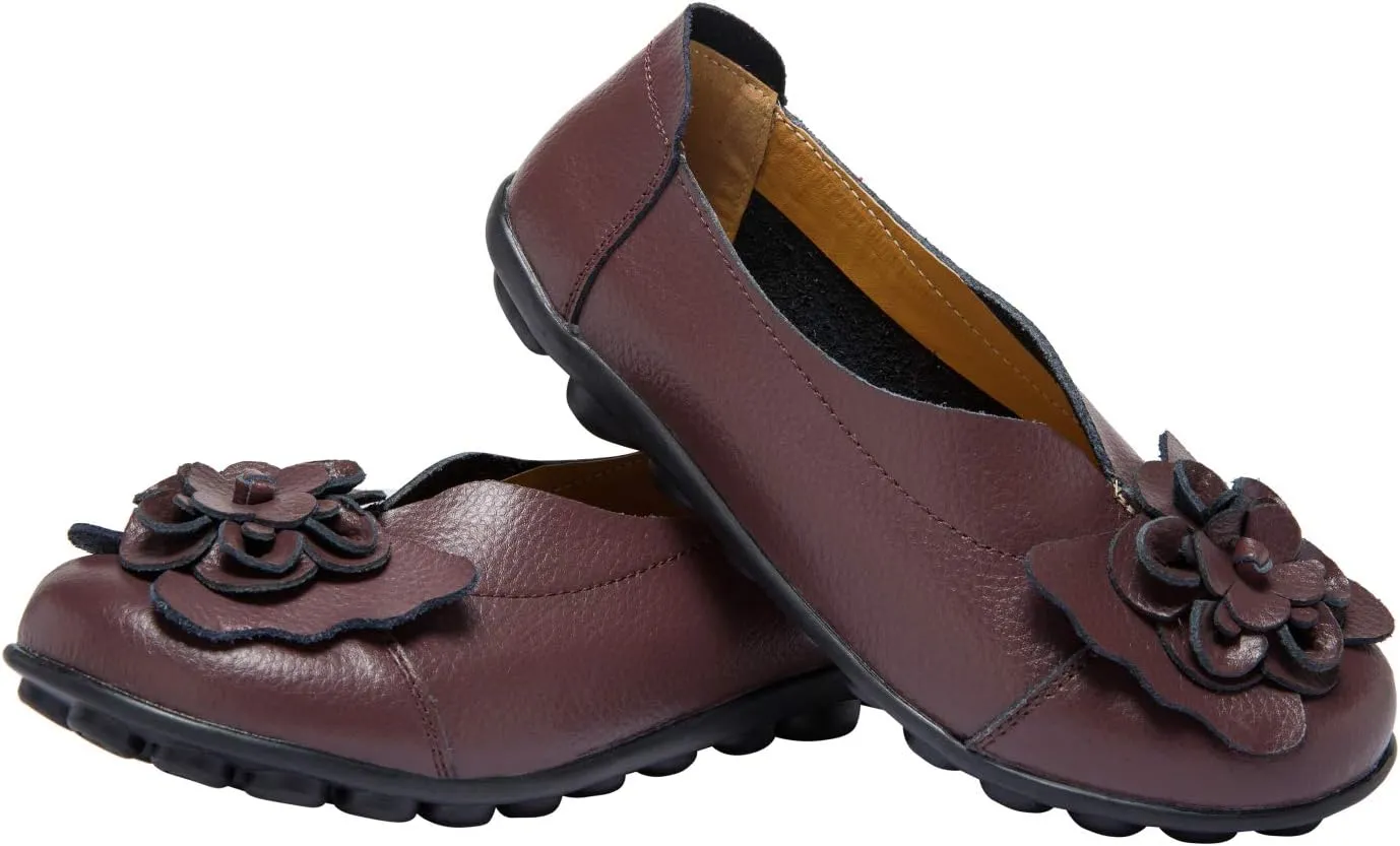 Slip on Loafers for Women Comfortable Walking Work Flats Shoes for Casual Driving Evening Going Office Shopping Standing