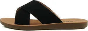 Soda Shoes Women Sandals Crisscross Band Strap Casual Slides