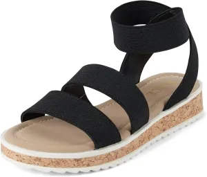 The Children's Place Girl's Open Toe Flat Sandals