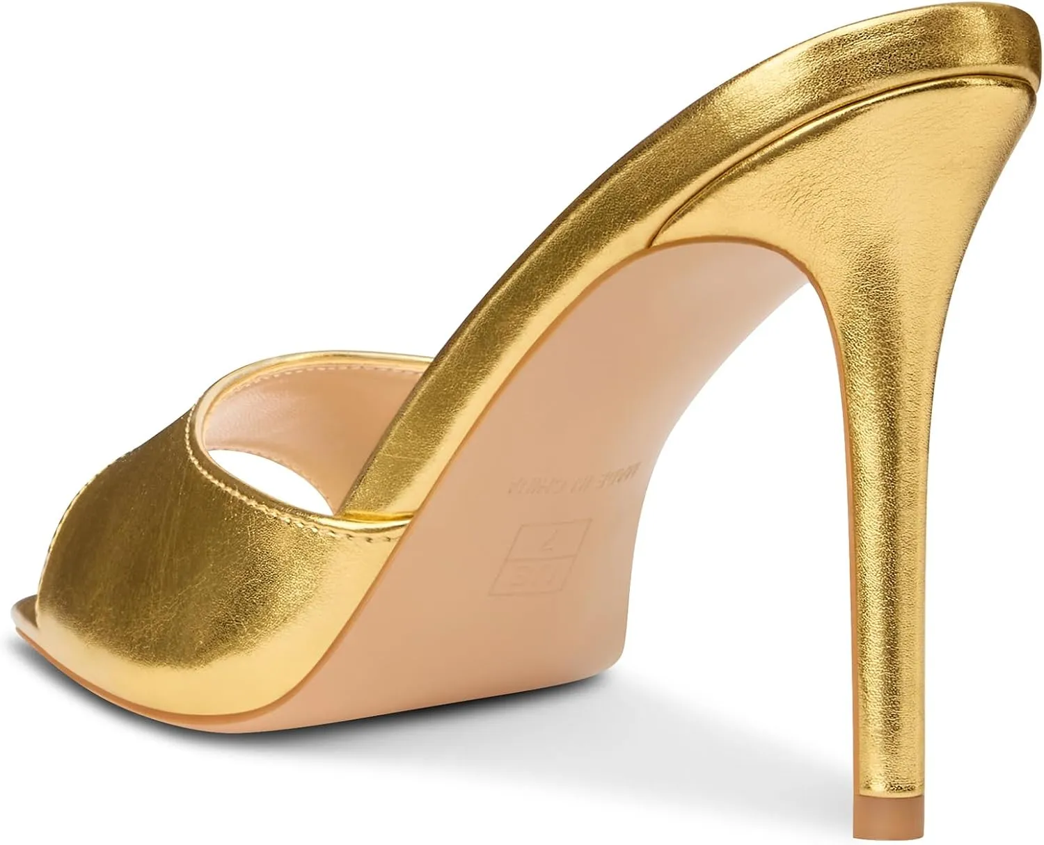 TNYNFBEB Womens Stiletto High Heel Pointed Open Toe Sandals Mules Shoes Slingback Slip-on Prom Party Dress Summer 3.9 Inches Heels
