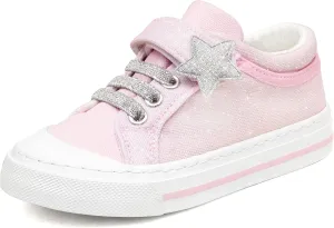 Toandon Kids Adorable Fashion High Top Casual Canvas Sneakers