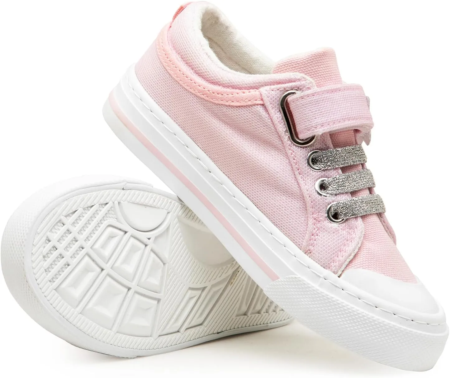 Toandon Kids Adorable Fashion High Top Casual Canvas Sneakers