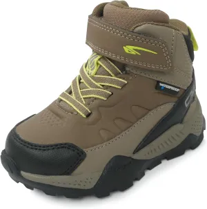 Toddler and Kids Hiking Boots - Waterproof, Slip-Resistant, Durable Outdoor Boots for Adventures and Play - Comfortable Multi-Terrain Shoes