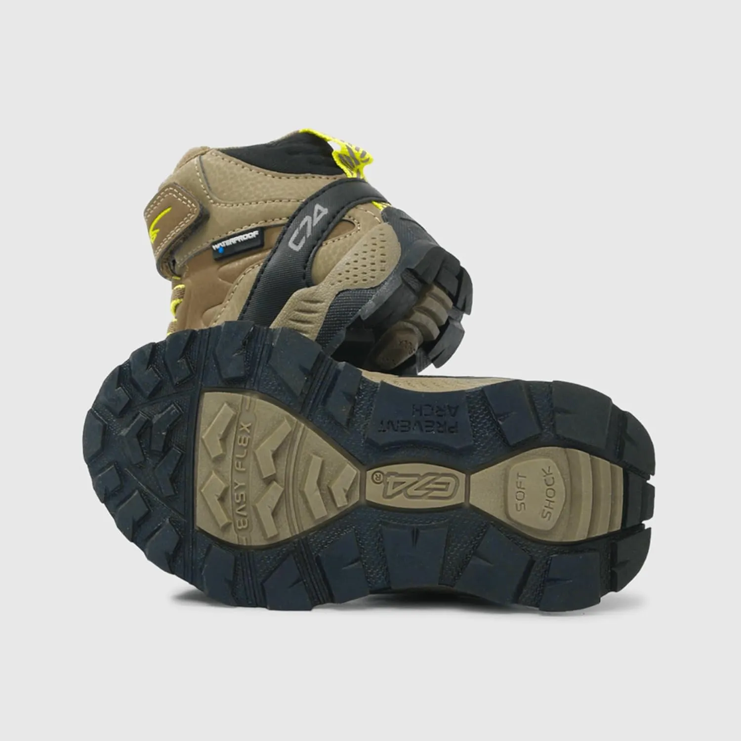 Toddler and Kids Hiking Boots - Waterproof, Slip-Resistant, Durable Outdoor Boots for Adventures and Play - Comfortable Multi-Terrain Shoes
