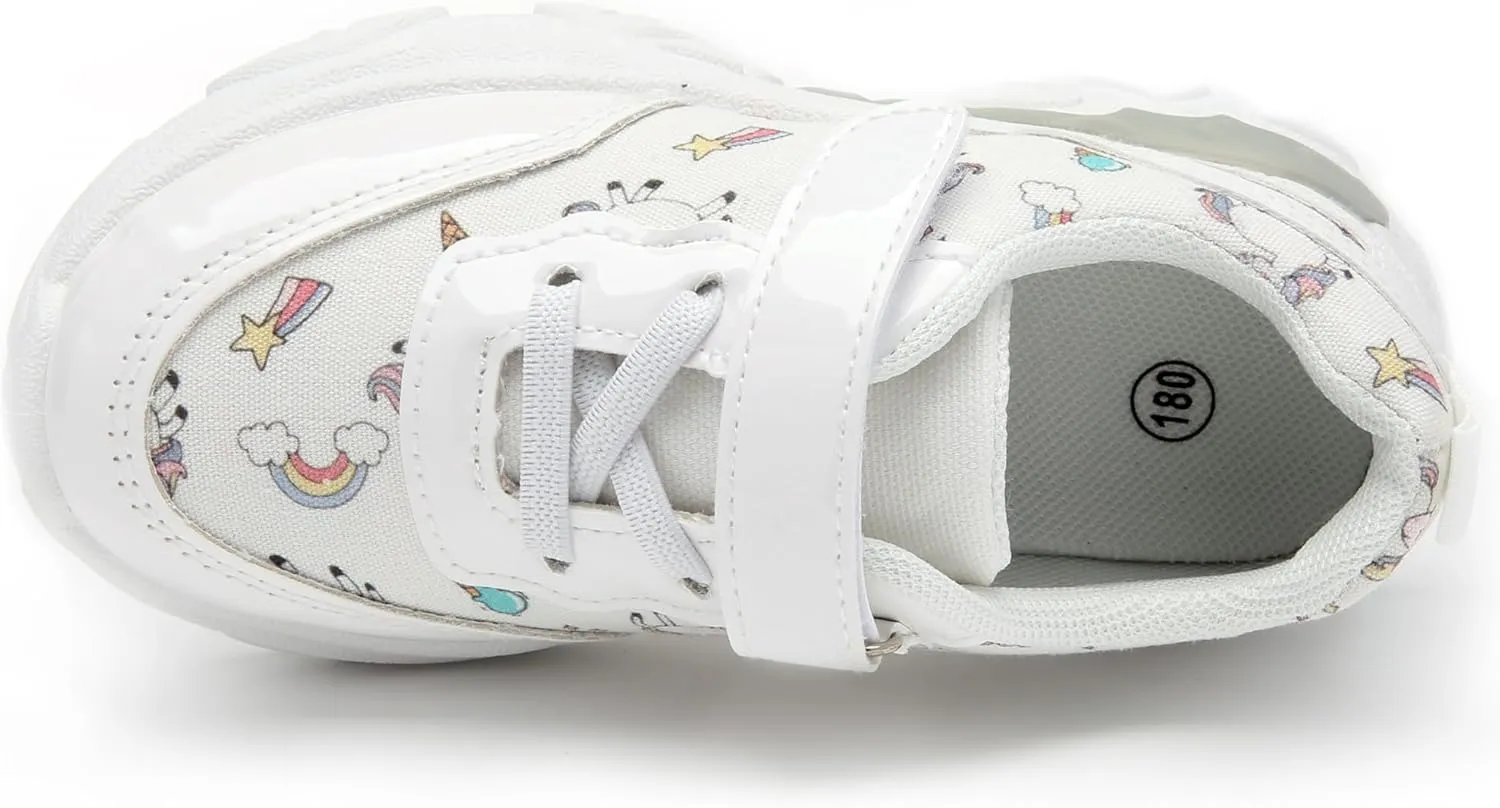 Toddler Little/Big Kids Sneakers for Boys Girls Soft Comfy Walking Shoes Indoor/Outdoor Sports Running Tennis Shoes Children's Non-Lace-Up Sneaker