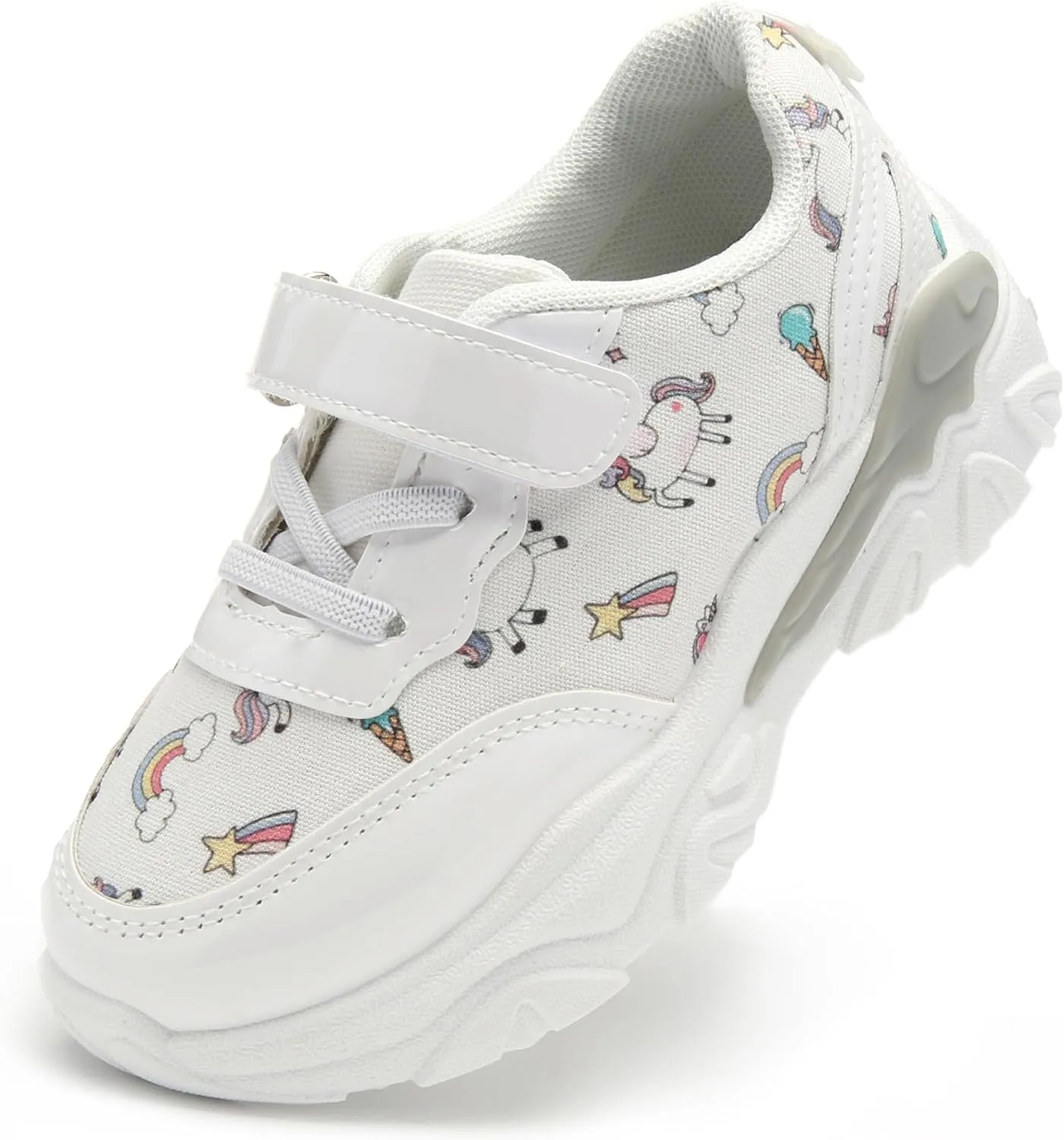 Toddler Little/Big Kids Sneakers for Boys Girls Soft Comfy Walking Shoes Indoor/Outdoor Sports Running Tennis Shoes Children's Non-Lace-Up Sneaker