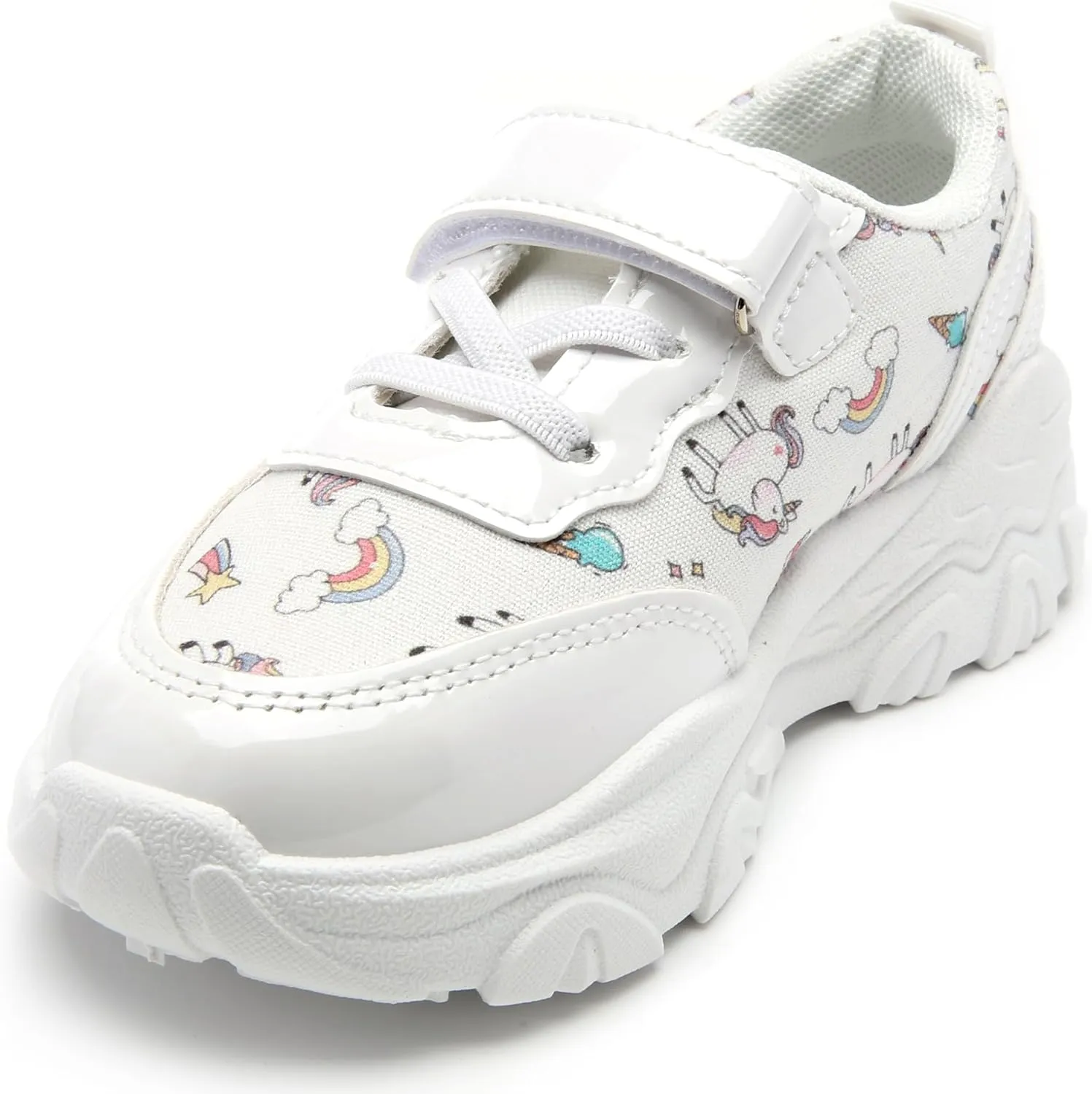 Toddler Little/Big Kids Sneakers for Boys Girls Soft Comfy Walking Shoes Indoor/Outdoor Sports Running Tennis Shoes Children's Non-Lace-Up Sneaker