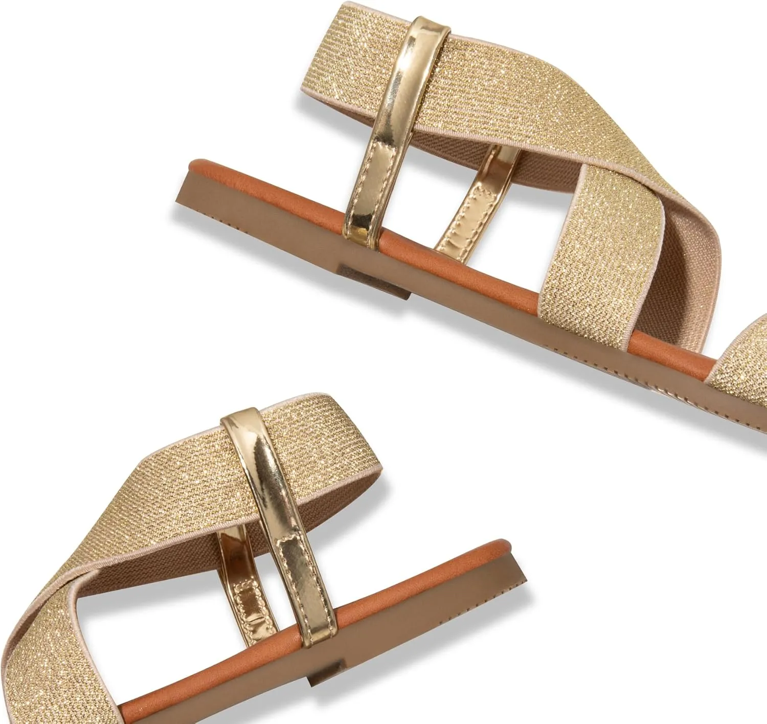 Trary Sandals Women, Womens Sandals, Flat Sandals for Women Dressy Summer, Women's Sandals, Elastic Sandals for Women, Cute Sandals, Open Toe Dress Sandals,Wide Sandles Womans, Sandalias Para Mujer
