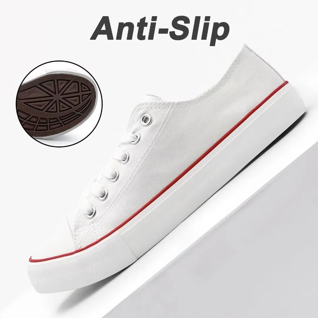 Unisex Low Top Lace Up Casual Canvas Shoes for Women and Men, Comfortable Lightweight Classic Fashion Sneakers Popular 2024, Zapatillas Casual De Lona De Moda para Hombre Y Mujer