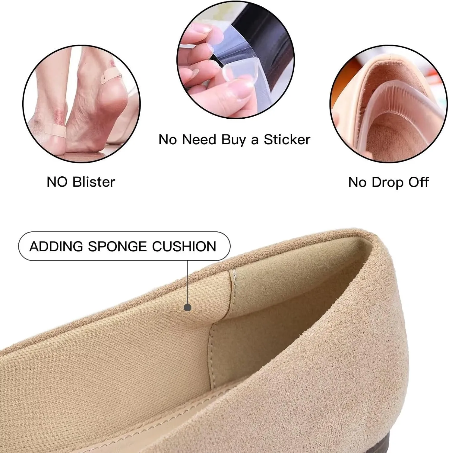 USSHOE Flats Shoes for Women Slip on Round Toe Comfortable Women's Flats Ballet Flats Shoes Loafers