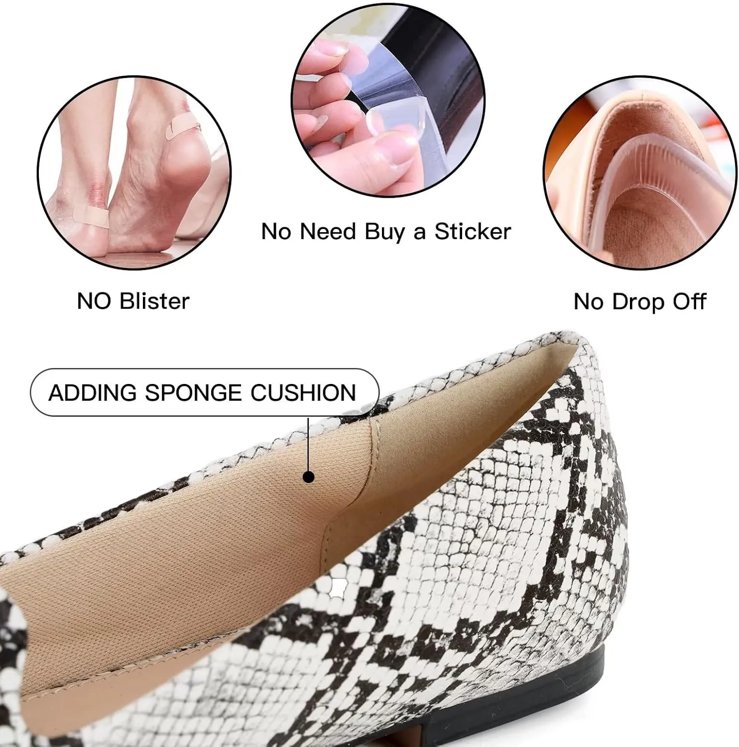 USSHOE Flats Shoes for Women Slip on Round Toe Comfortable Women's Flats Ballet Flats Shoes Loafers