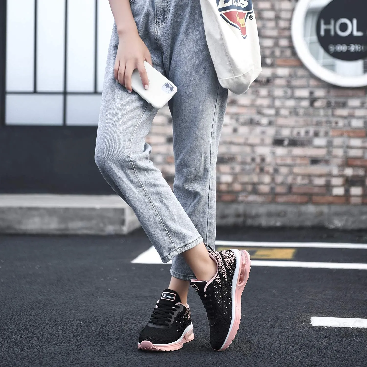 Women Air Running Sneakers Lightweight Walking Athletic Gym Sports Tennis Shoes