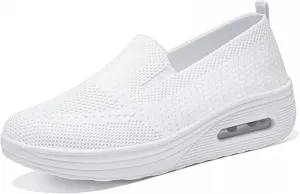 Women's Breathable Orthopedic Air Cushion Sneakers for Comfortable Casual Walking Shoes