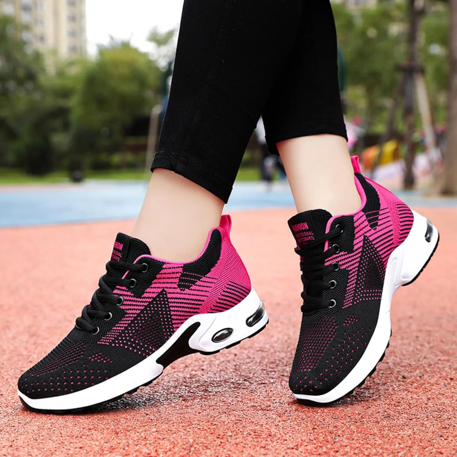 Women's Casual Sneakers – Lightweight, Breathable Non-Slip Walking Shoes for Work, Nursing, Running, and Everyday Use