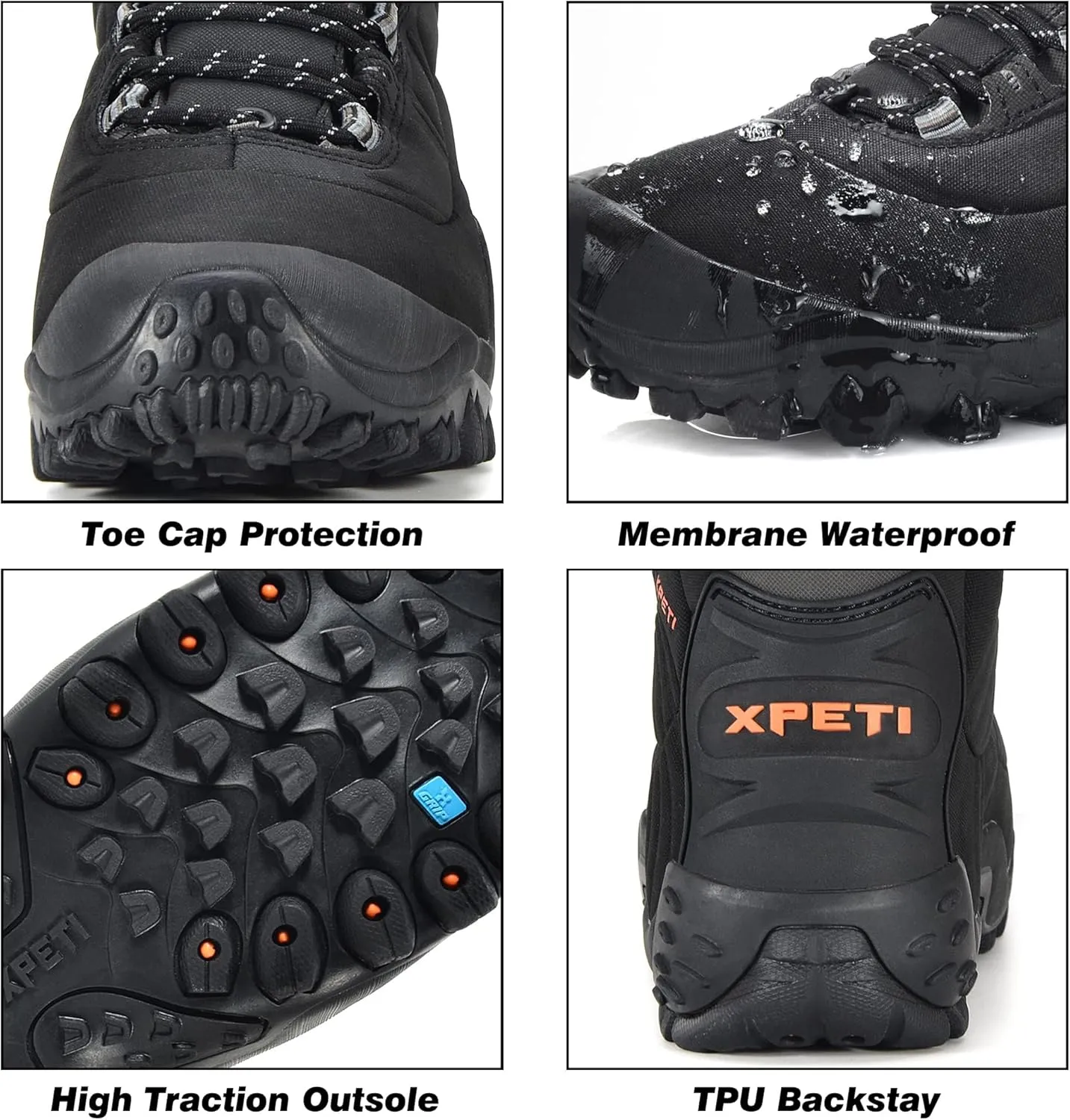 Women's Hiking Boots Lightweight Waterproof Hunting Boots, Ankle Support