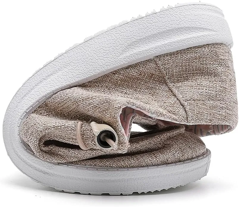 Womens Loafers Women Shoes Casual Slip-On Canvas Shoes Breathable Lightweight Boat Shoes for Women