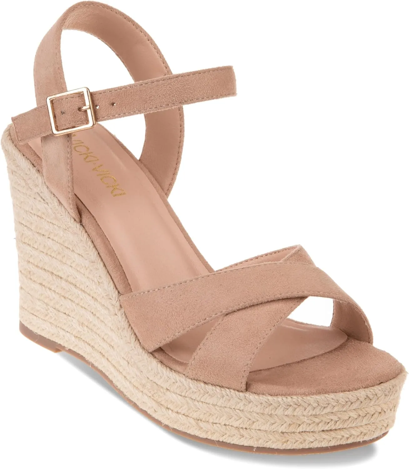 Women's Platform Sandals Wedge Ankle Strap Open Toe Sandals