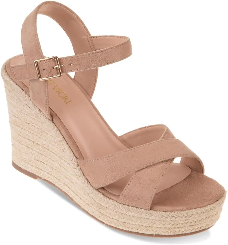 Women's Platform Sandals Wedge Ankle Strap Open Toe Sandals