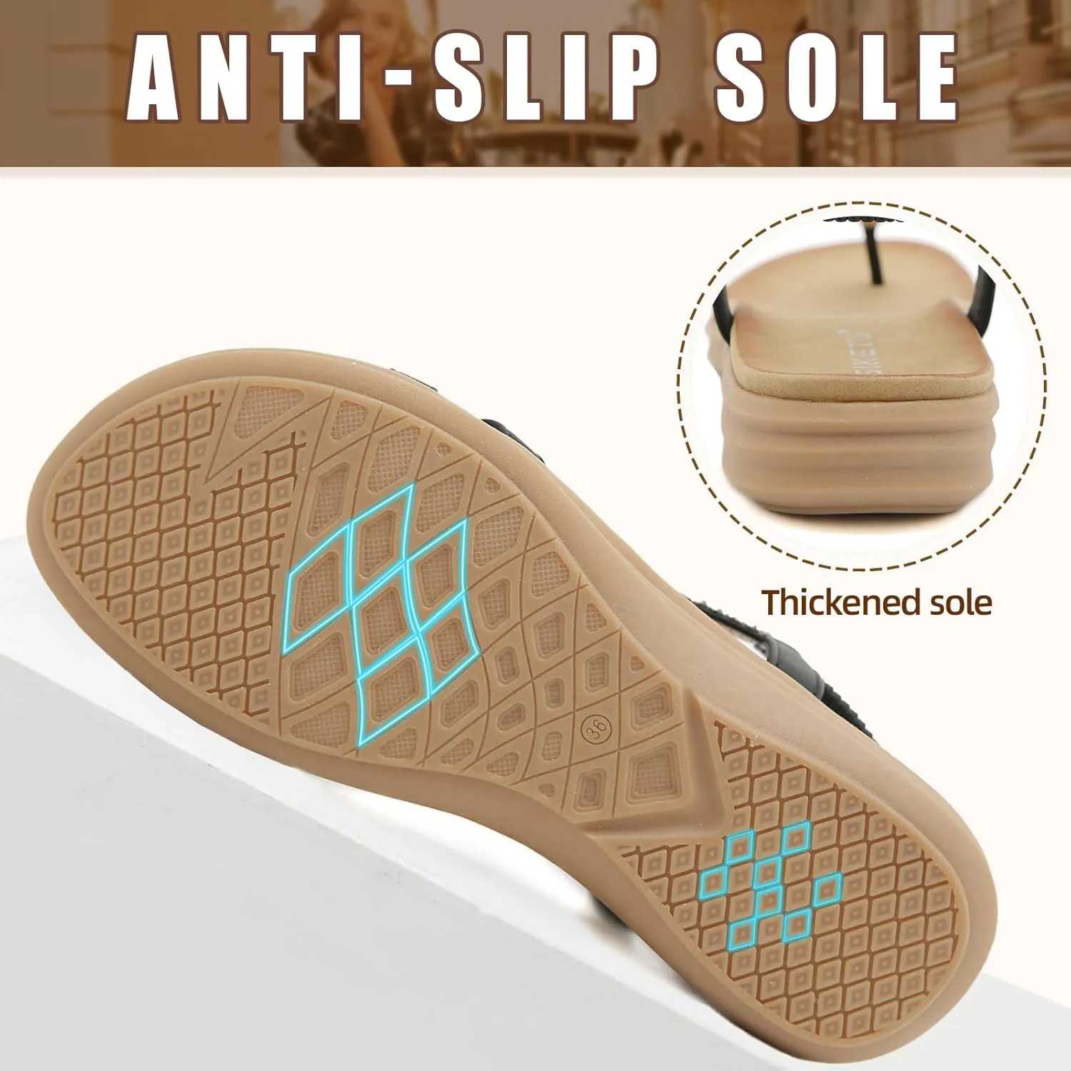 Womens Sandals Comfortable Dressy with Elastic Ankle Strap