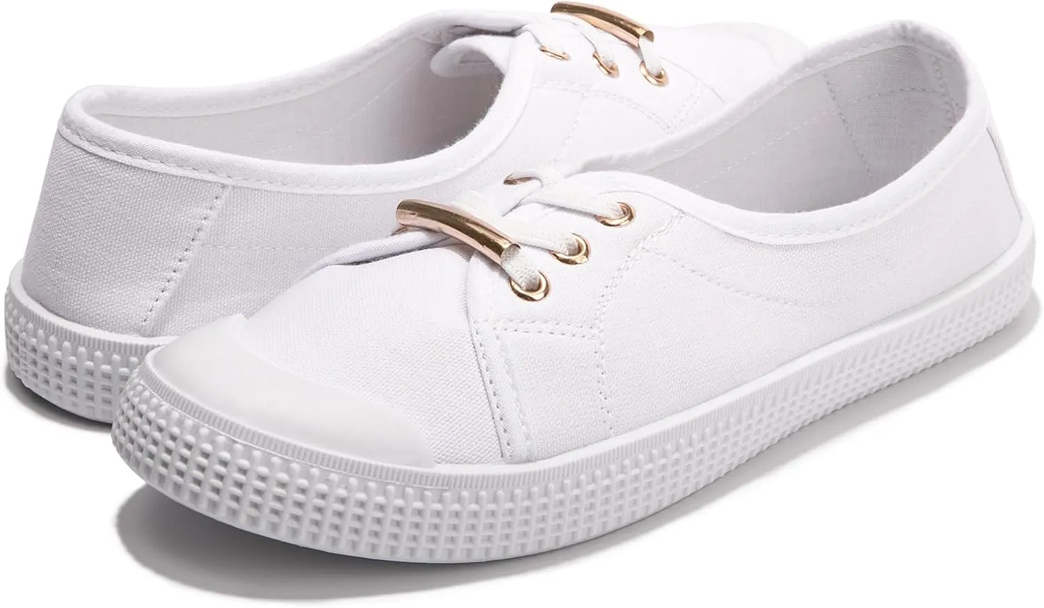 Women's Slip on Canvas Sneakers Low Top Comfort Walking Shoes Casual PU Sneakers Fashion Tennis Shoes
