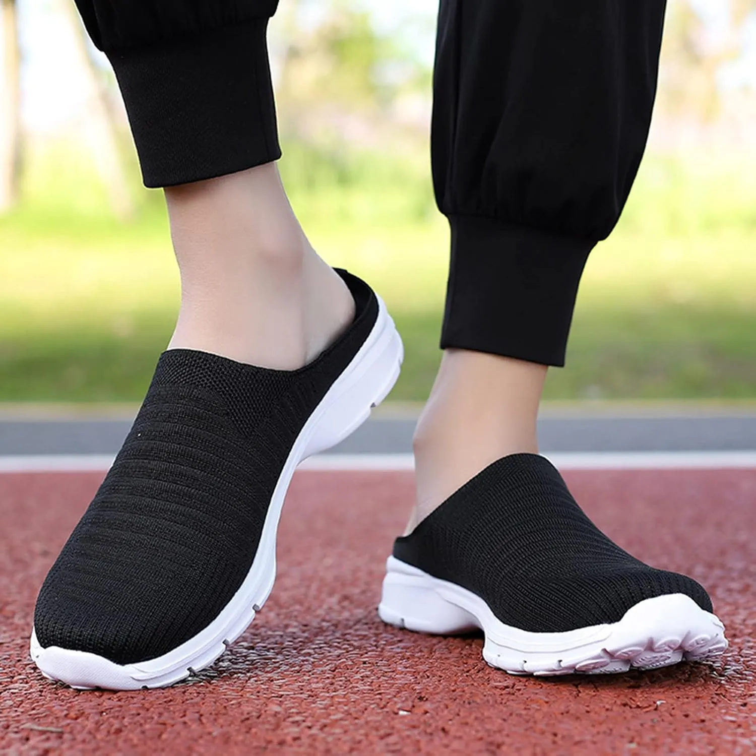 Womens Slip On Sneakers Casual Comfortable Walking Shoes Lightweight Canvas Flats Breathable Mesh Non Slip Loafers