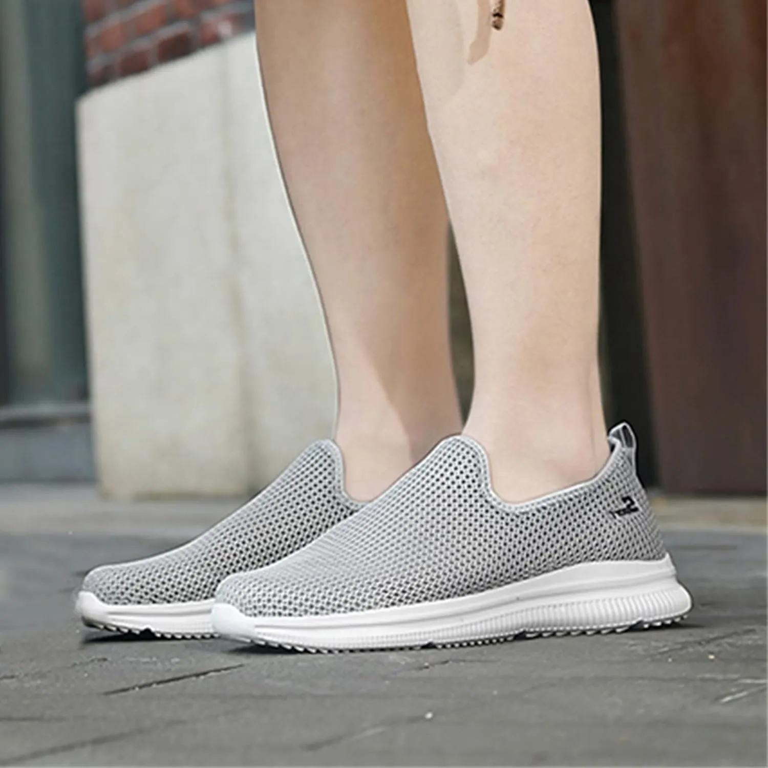 Womens Slip On Walking Shoes Non Slip Running Shoes Walking Shoes Women Flat Feet Casual Shoes Dress Sneakers Slip On Tennis Shoe Loafers Dress Shoe