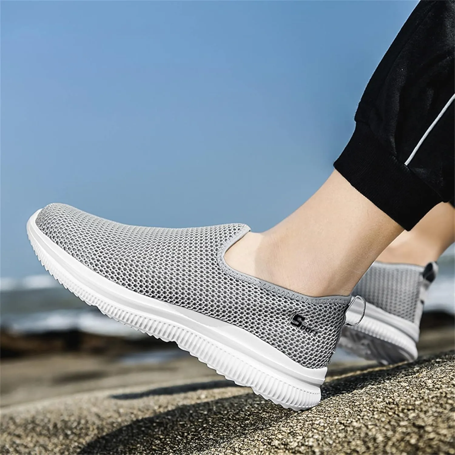 Womens Slip On Walking Shoes Non Slip Running Shoes Walking Shoes Women Flat Feet Casual Shoes Dress Sneakers Slip On Tennis Shoe Loafers Dress Shoe