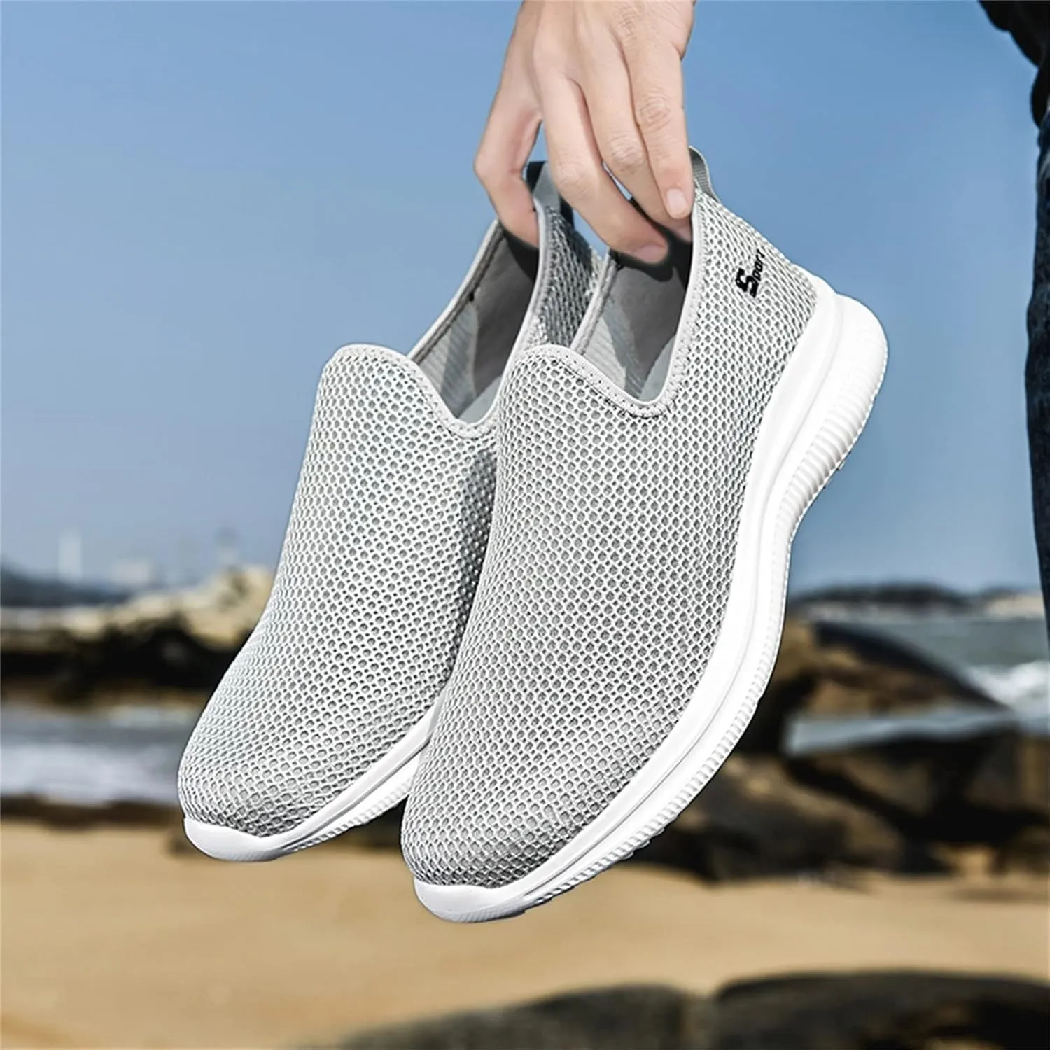 Womens Slip On Walking Shoes Non Slip Running Shoes Walking Shoes Women Flat Feet Casual Shoes Dress Sneakers Slip On Tennis Shoe Loafers Dress Shoe