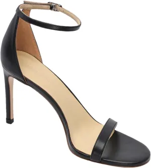Women's Summer Luxury Leather Ankle Strap Sandals, Thin High Heels Party Fashion