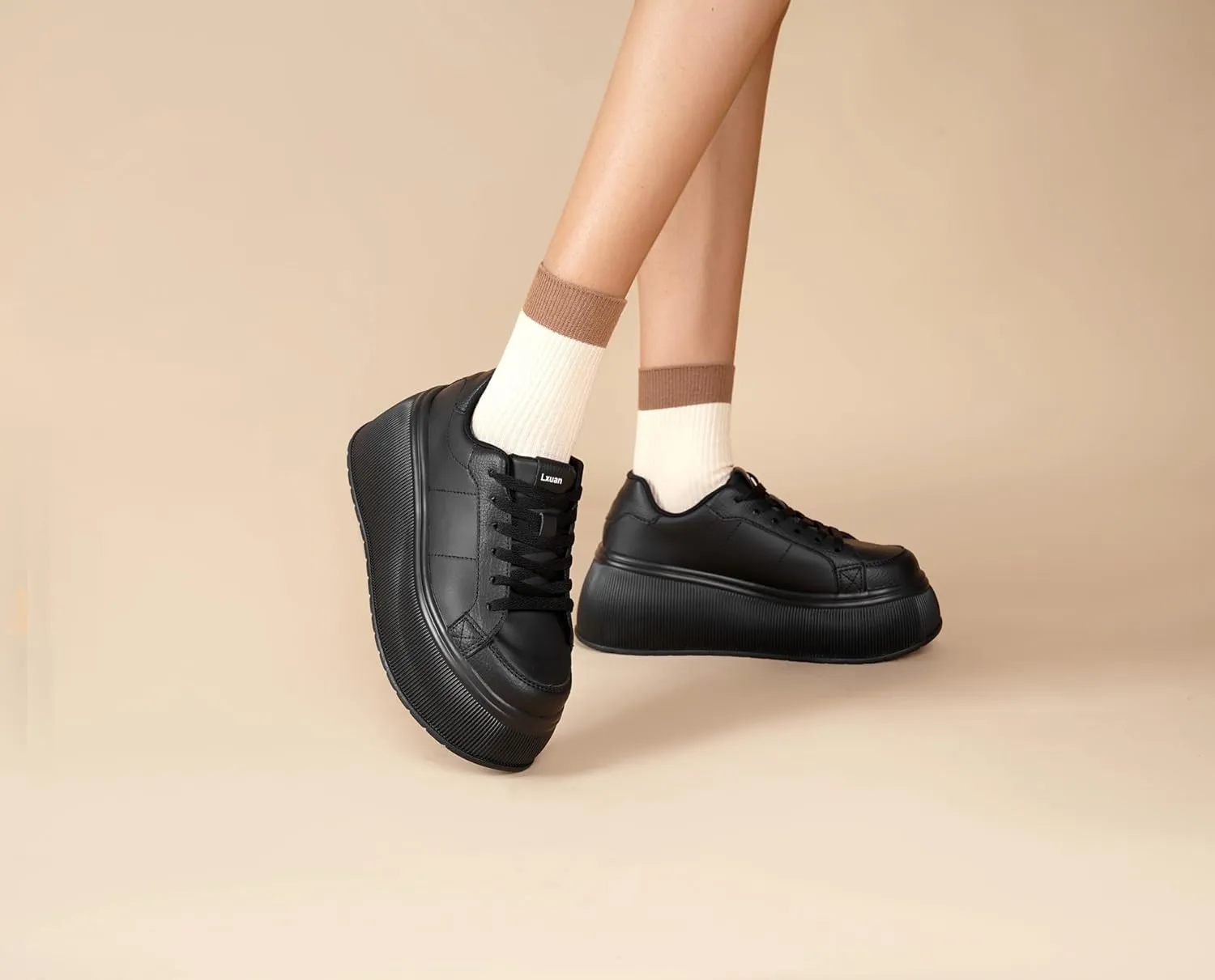 Women's Thick-Soled Fashion Sports Shoes Classic Wedge Casual Lightweight Low-top Walking Shoes