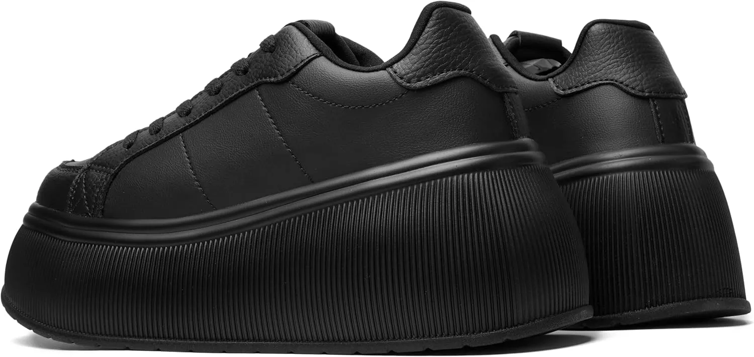Women's Thick-Soled Fashion Sports Shoes Classic Wedge Casual Lightweight Low-top Walking Shoes