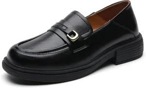 XMM Loafers for Women Penny Women's Loafers & Slip-ons Round Toe Ladies Flats Shoes Comfortable Dressy Office Non Slip Work Business Casual Shoes