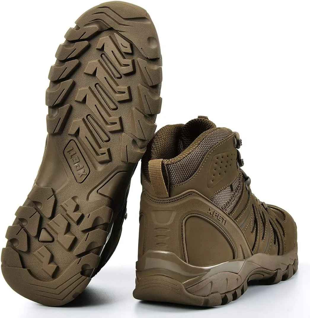 XPETI Men's X-Force Mid Tactical Boots Lightweight Military Boots